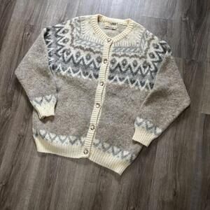 Vintage 80’s/90’s Pure Icelandic Wool Cardigan Ireland